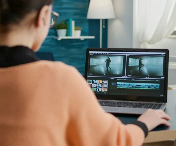 montage vidéo à l'aide d'un logiciel